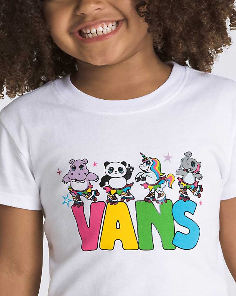 Vans Küçük Çocuk Disco Critters Tişört Çocuk Beyaz | Türkiye GDE975642