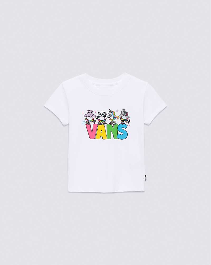 Vans Küçük Çocuk Disco Critters Tişört Çocuk Beyaz | Türkiye GDE975642