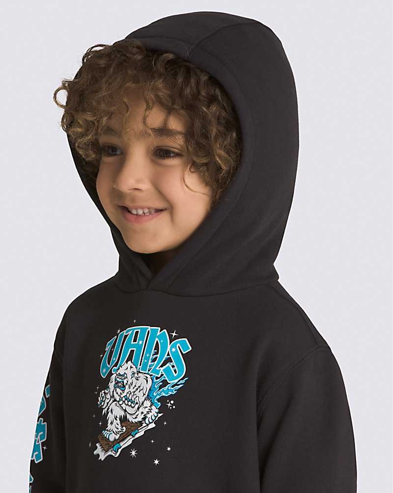 Vans Küçük Çocuk Holiday Boarding Yeti Pullover Kapşonlu Çocuk Siyah | Türkiye KDA591237