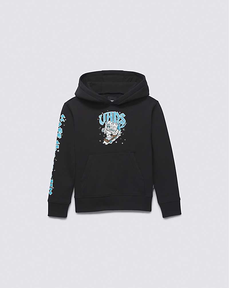 Vans Küçük Çocuk Holiday Boarding Yeti Pullover Kapşonlu Çocuk Siyah | Türkiye KDA591237