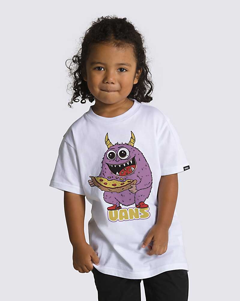 Vans Küçük Çocuk Snack Attack Monster Tişört Çocuk Beyaz | Türkiye WPD271830