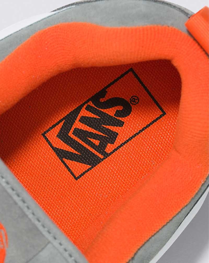 Vans Knu Skool Ayakkabı Erkek Gri Turuncu | Türkiye OZX024568