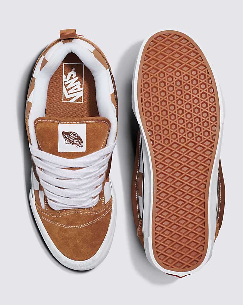 Vans Knu Skool Ayakkabı Erkek Kahverengi | Türkiye JSH589634