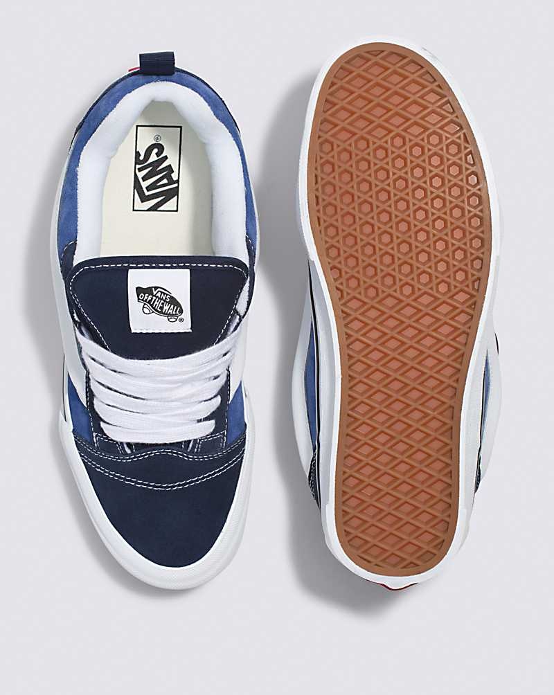 Vans Knu Skool Ayakkabı Erkek Lacivert Beyaz | Türkiye TKB154632