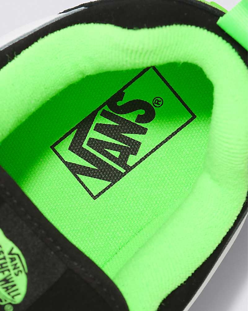 Vans Knu Skool Ayakkabı Erkek Siyah Yeşil | Türkiye FAJ829630