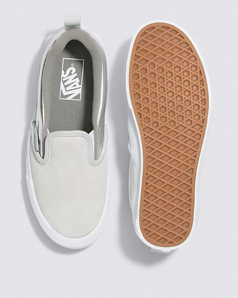 Vans Knu Slip Ayakkabı Erkek Gümüş Beyaz | Türkiye JQF021658