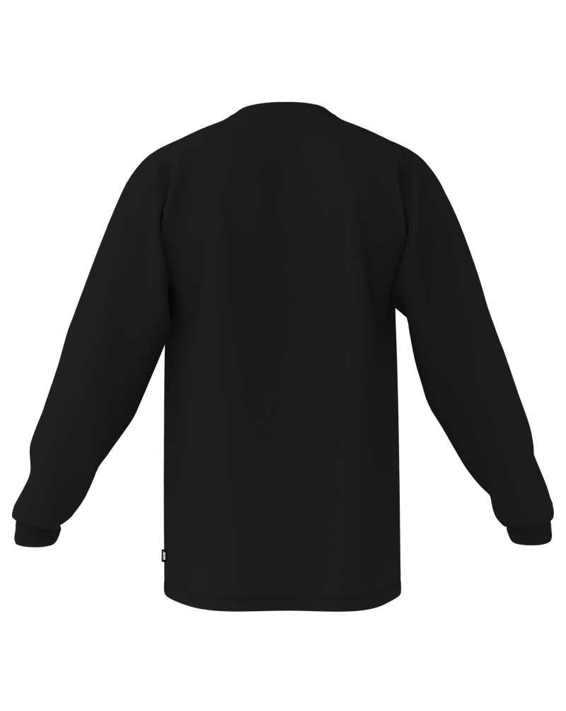 Vans Left Chest Hit Long Sleeve Tişört Erkek Siyah Beyaz | Türkiye XTM094728