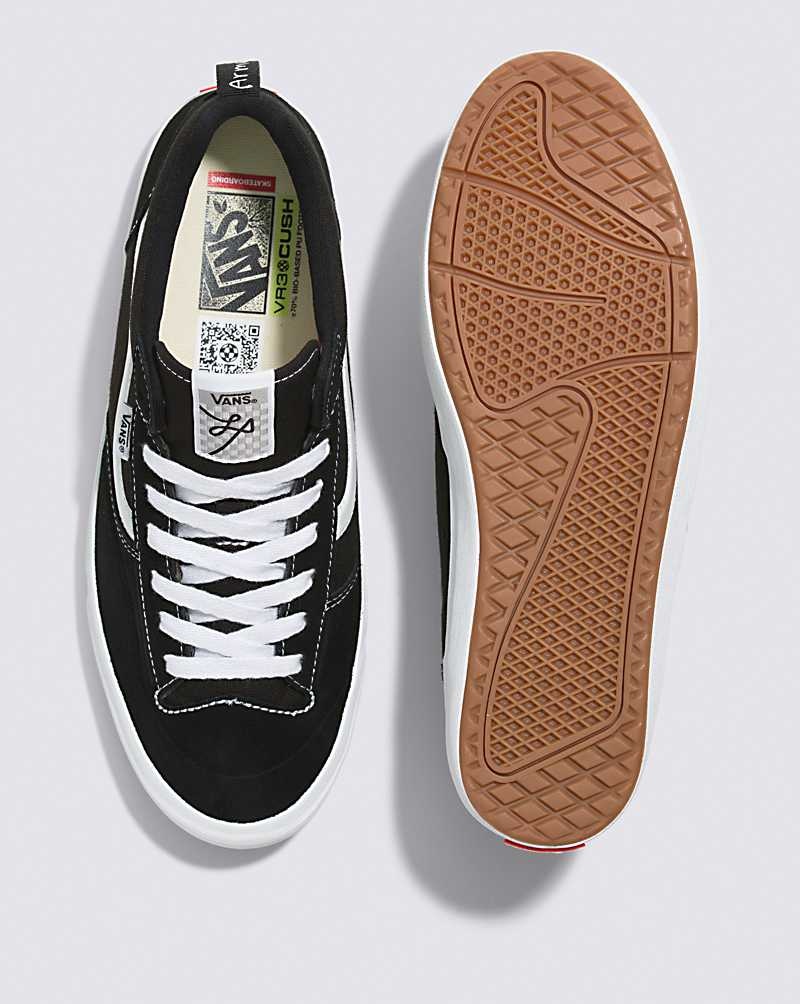 Vans Lizzie Low Kaykay Ayakkabısı Kadın Siyah Beyaz | Türkiye ASD386749