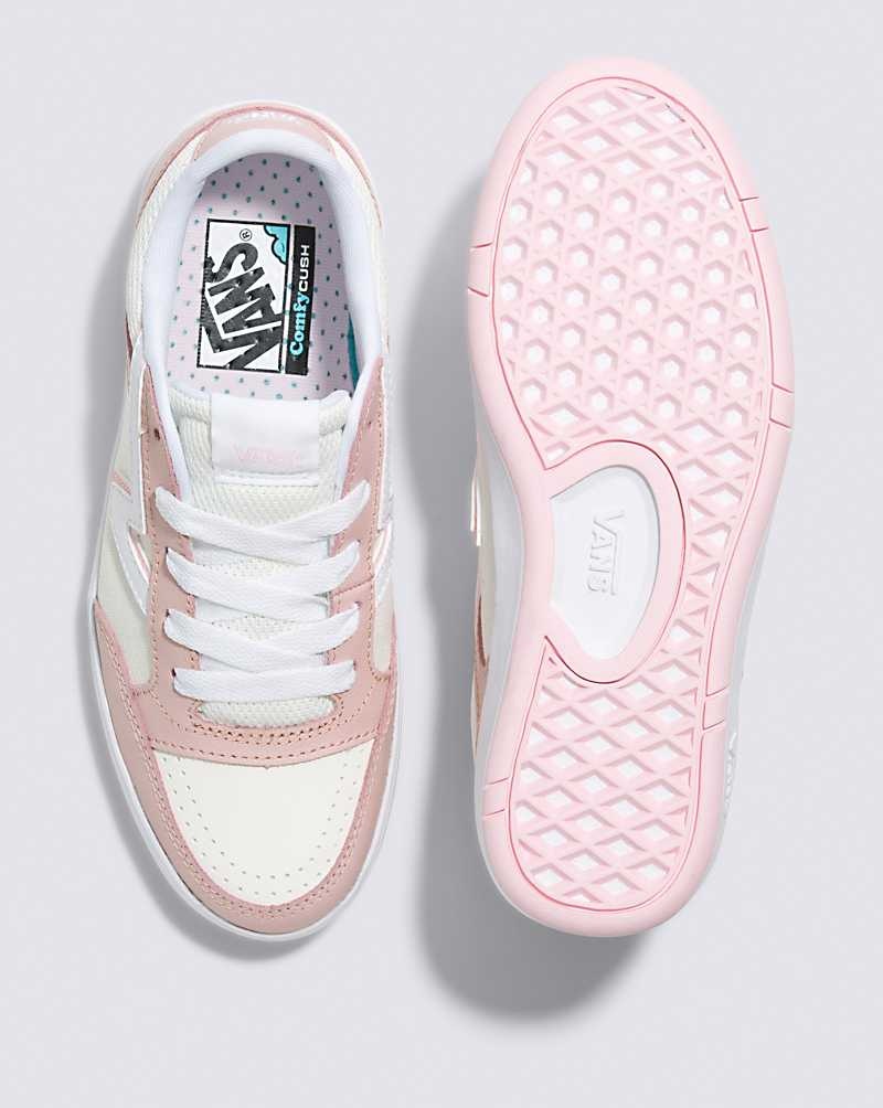 Vans Lowland ComfyCush New Varsity Ayakkabı Erkek Pembe | Türkiye IUF295786