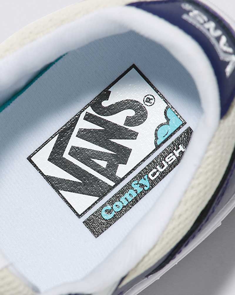 Vans Lowland ComfyCush New Varsity Ayakkabı Erkek Mavi | Türkiye FHZ471385