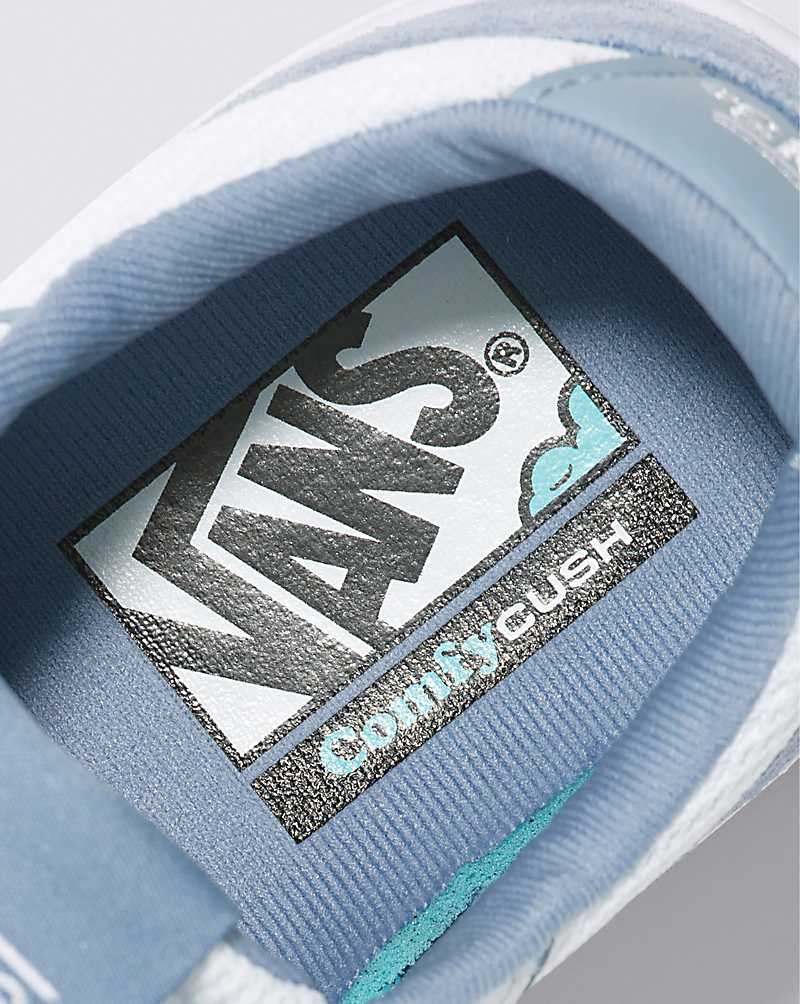 Vans Lowland ComfyCush V New Varsity Ayakkabı Erkek Mavi | Türkiye DYN580231