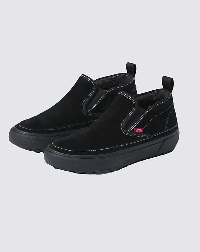 Vans Mid Slip MTE-1 Ayakkabı Kadın Siyah | Türkiye TOD169235