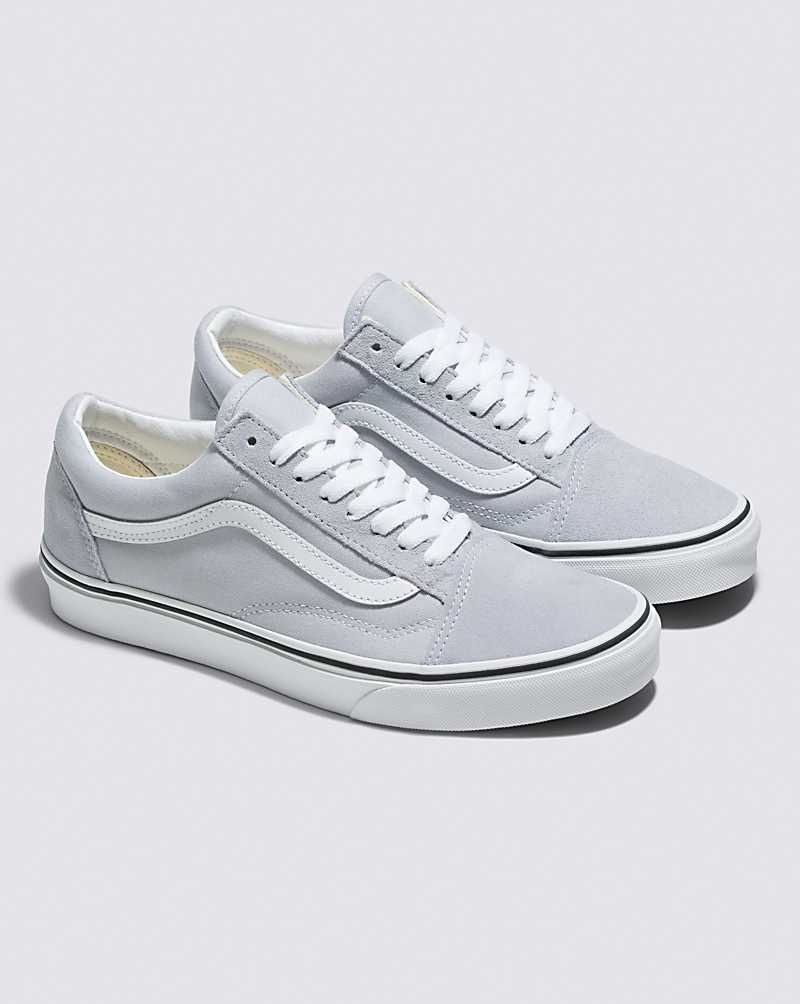 Vans Old Skool Ayakkabı Erkek Gri Beyaz | Türkiye QIM601385