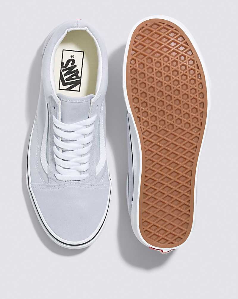 Vans Old Skool Ayakkabı Erkek Gri Beyaz | Türkiye QIM601385