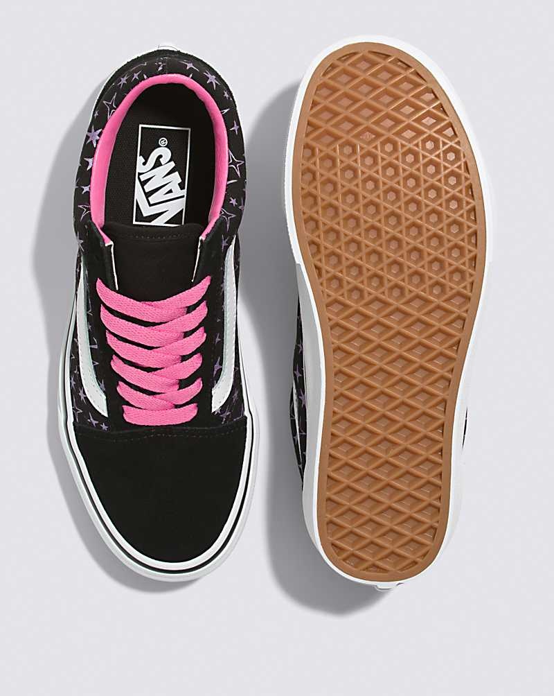 Vans Old Skool Ayakkabı Kadın Siyah Pembe | Türkiye YKT604219