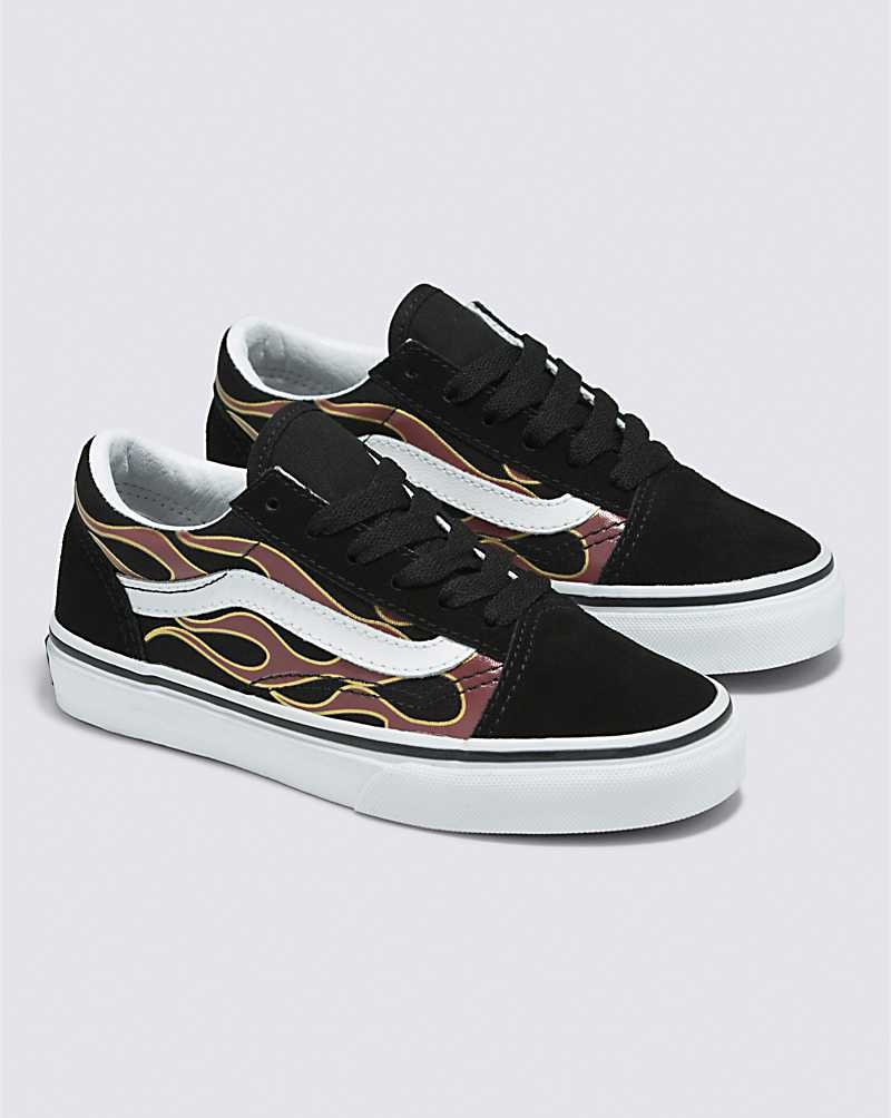 Vans Old Skool Ayakkabı Çocuk Siyah | Türkiye LBM942358