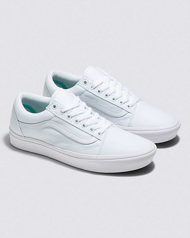 Vans Old Skool ComfyCush Ayakkabı Erkek Beyaz | Türkiye YDQ589623