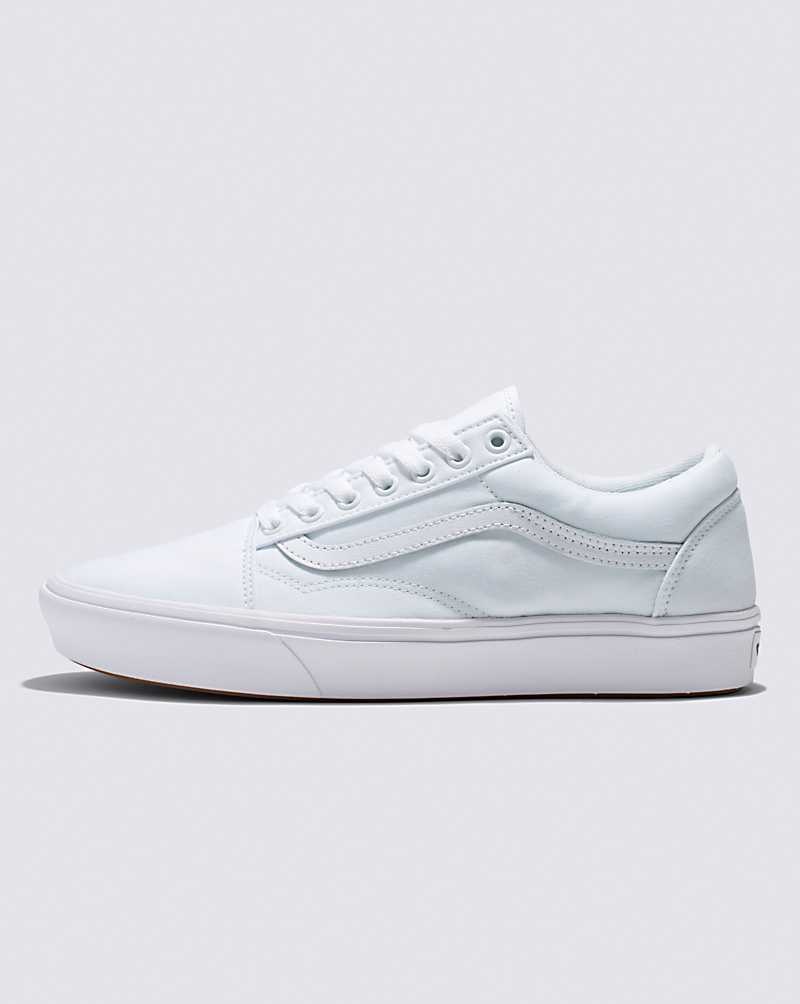 Vans Old Skool ComfyCush Ayakkabı Erkek Beyaz | Türkiye YDQ589623