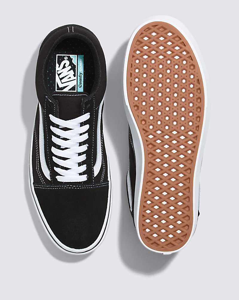 Vans Old Skool ComfyCush Ayakkabı Erkek Siyah Beyaz | Türkiye ASF480612