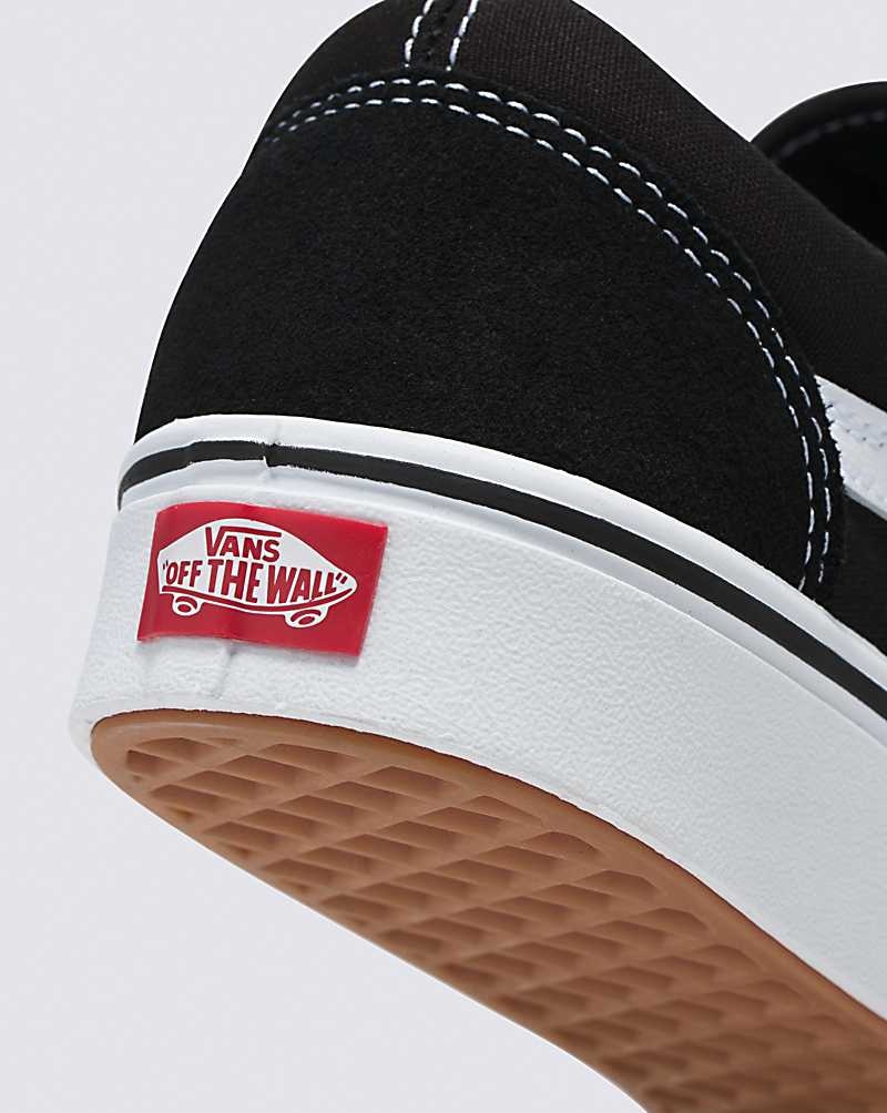 Vans Old Skool ComfyCush Ayakkabı Erkek Siyah Beyaz | Türkiye ASF480612