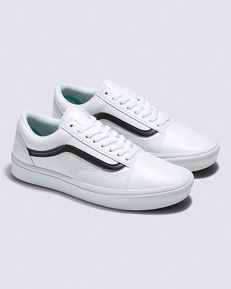 Vans Old Skool ComfyCush Classic Tumble Ayakkabı Erkek Beyaz | Türkiye RSH841957