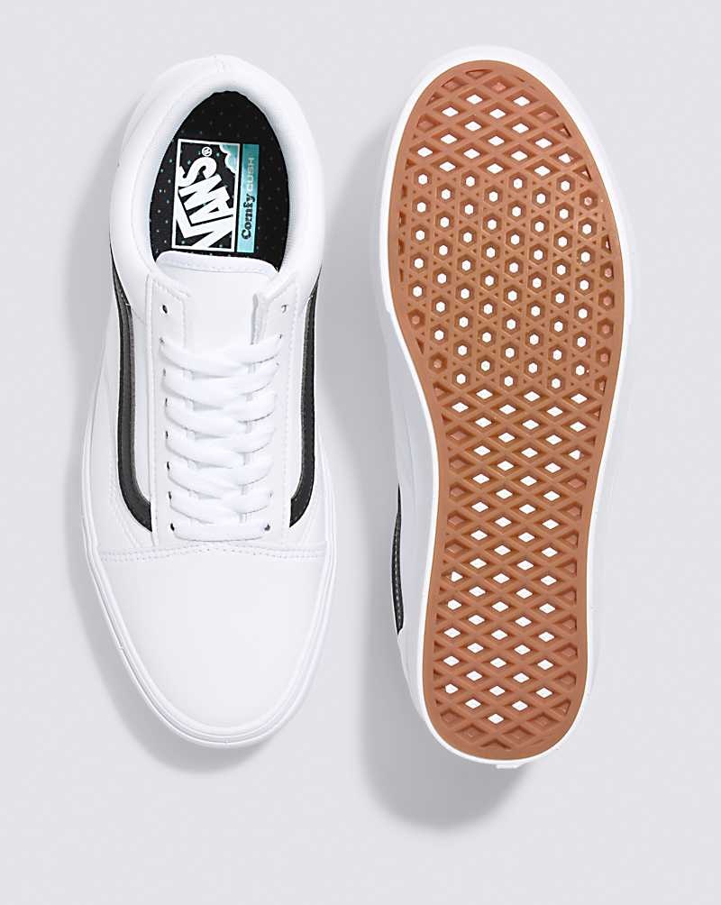 Vans Old Skool ComfyCush Classic Tumble Ayakkabı Erkek Beyaz | Türkiye RSH841957