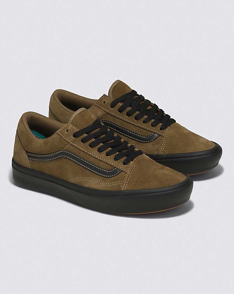 Vans Old Skool ComfyCush Süet Ayakkabı Erkek Kahverengi | Türkiye WIG274369