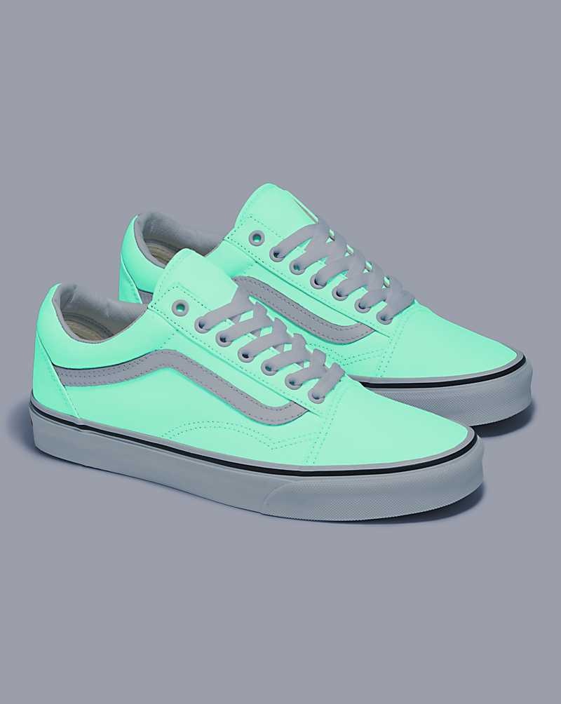 Vans Old Skool Glow Ayakkabı Erkek Beyaz | Türkiye PVE645307