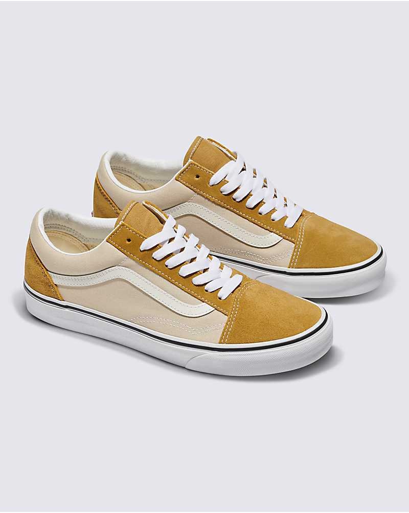 Vans Old Skool Kanvas Süet Ayakkabı Erkek Krema | Türkiye OVZ512396