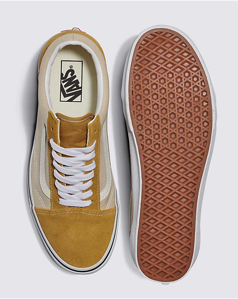 Vans Old Skool Kanvas Süet Ayakkabı Erkek Krema | Türkiye OVZ512396