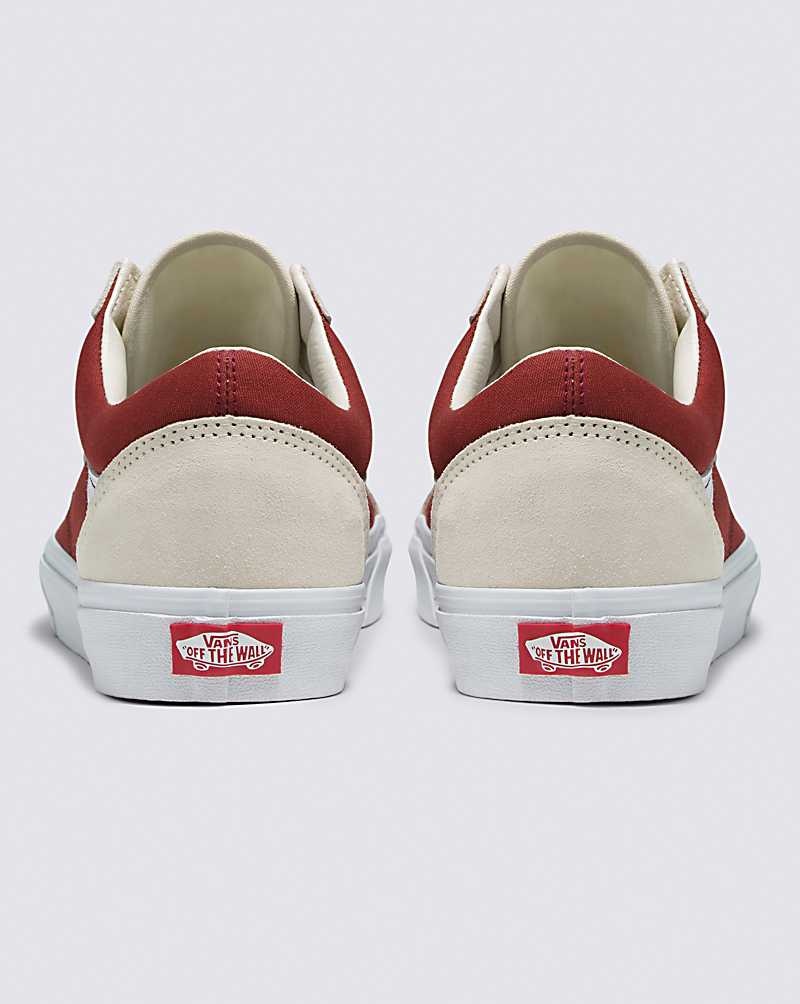 Vans Old Skool Kanvas Süet Ayakkabı Kadın Koyu Kırmızı | Türkiye GHP813925