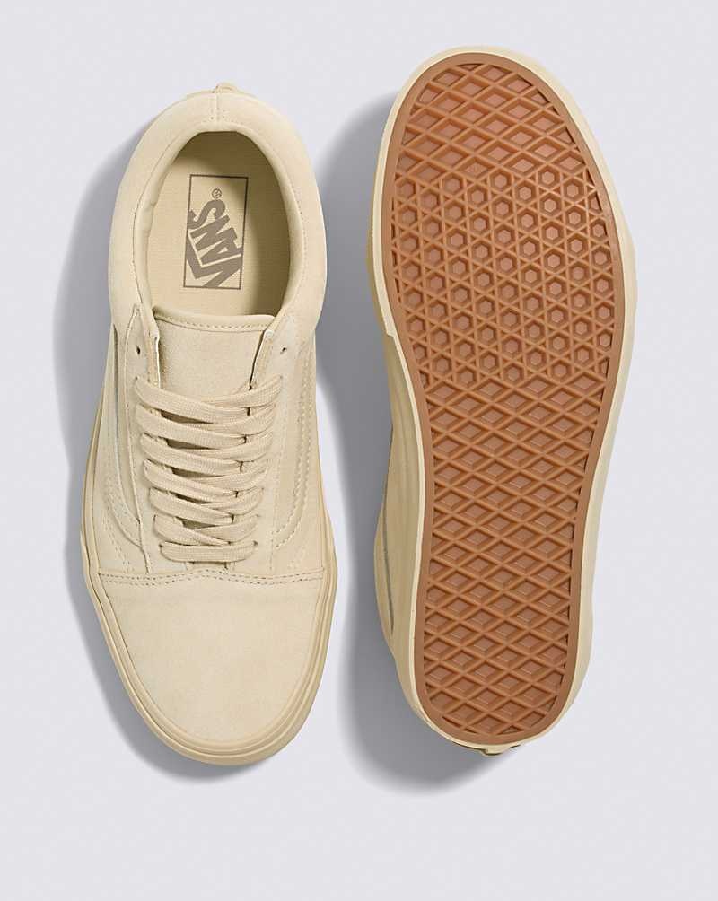 Vans Old Skool Mono Süet Ayakkabı Erkek Bej Rengi | Türkiye MEV069543