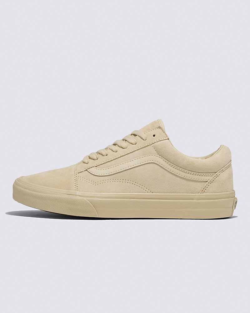 Vans Old Skool Mono Süet Ayakkabı Kadın Bej Rengi | Türkiye ATO329107