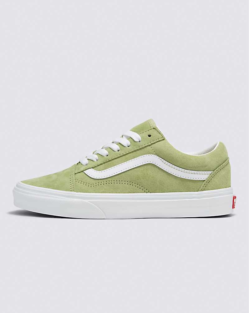 Vans Old Skool Pig Süet Ayakkabı Erkek Yeşil | Türkiye GWJ437096