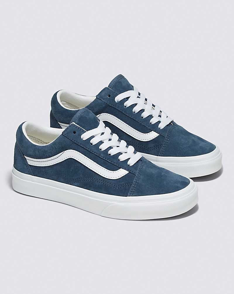 Vans Old Skool Pig Süet Ayakkabı Kadın Indigo | Türkiye ZGF076429