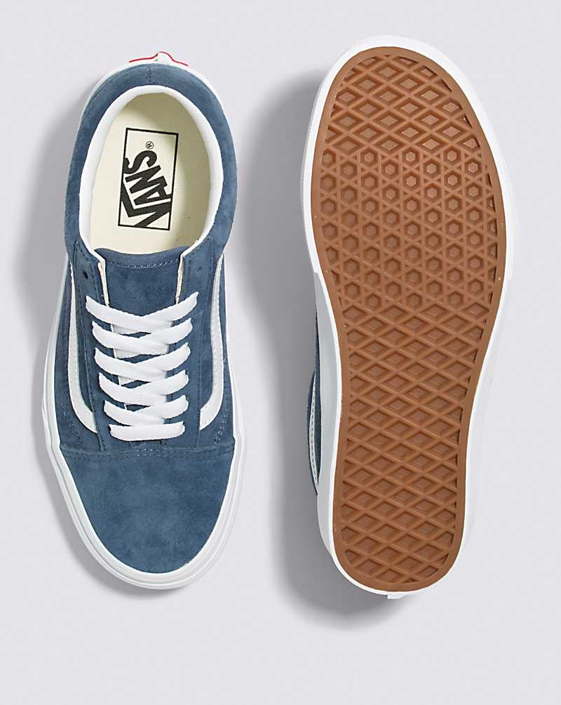 Vans Old Skool Pig Süet Ayakkabı Kadın Indigo | Türkiye ZGF076429