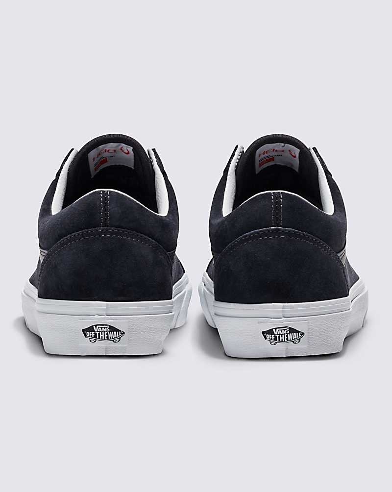 Vans Old Skool Pig Süet Ayakkabı Kadın Siyah | Türkiye TXK923057