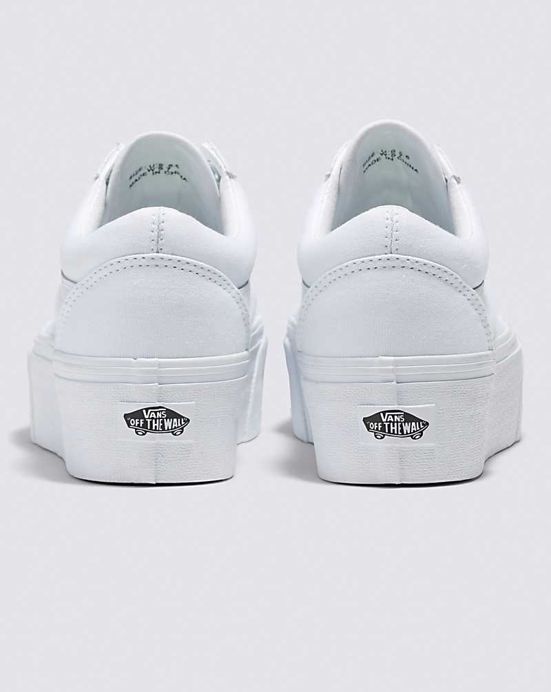 Vans Old Skool Stackform Ayakkabı Kadın Beyaz | Türkiye KVN138096