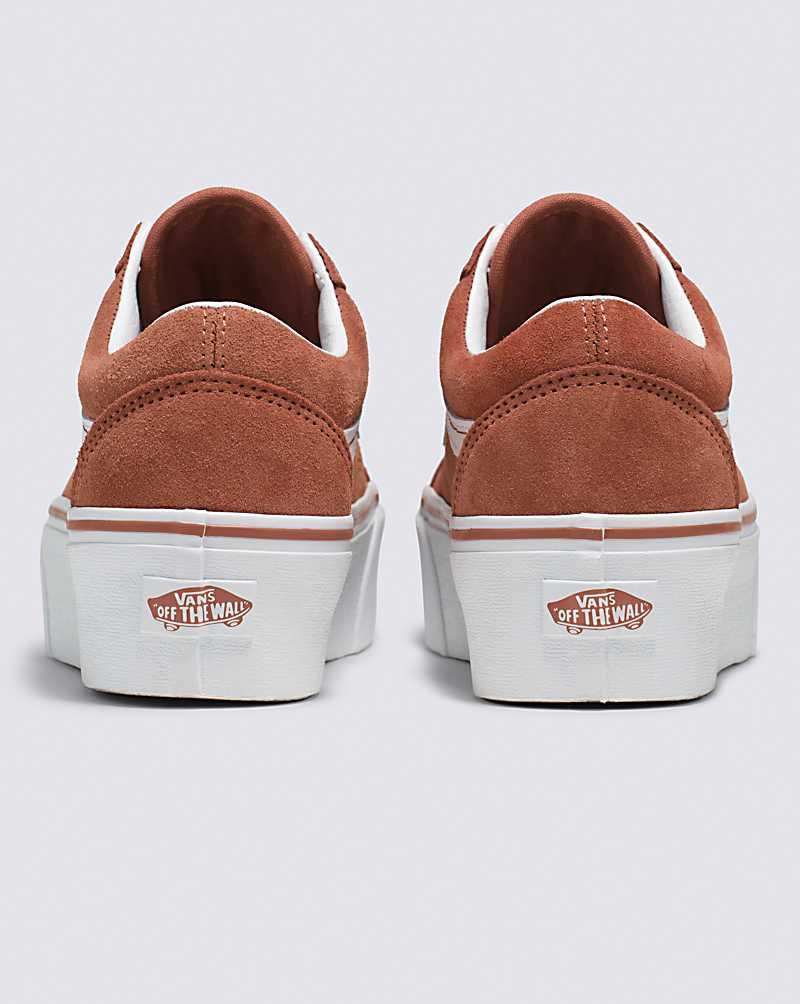 Vans Old Skool Stackform Ayakkabı Kadın Kahverengi | Türkiye QED054762