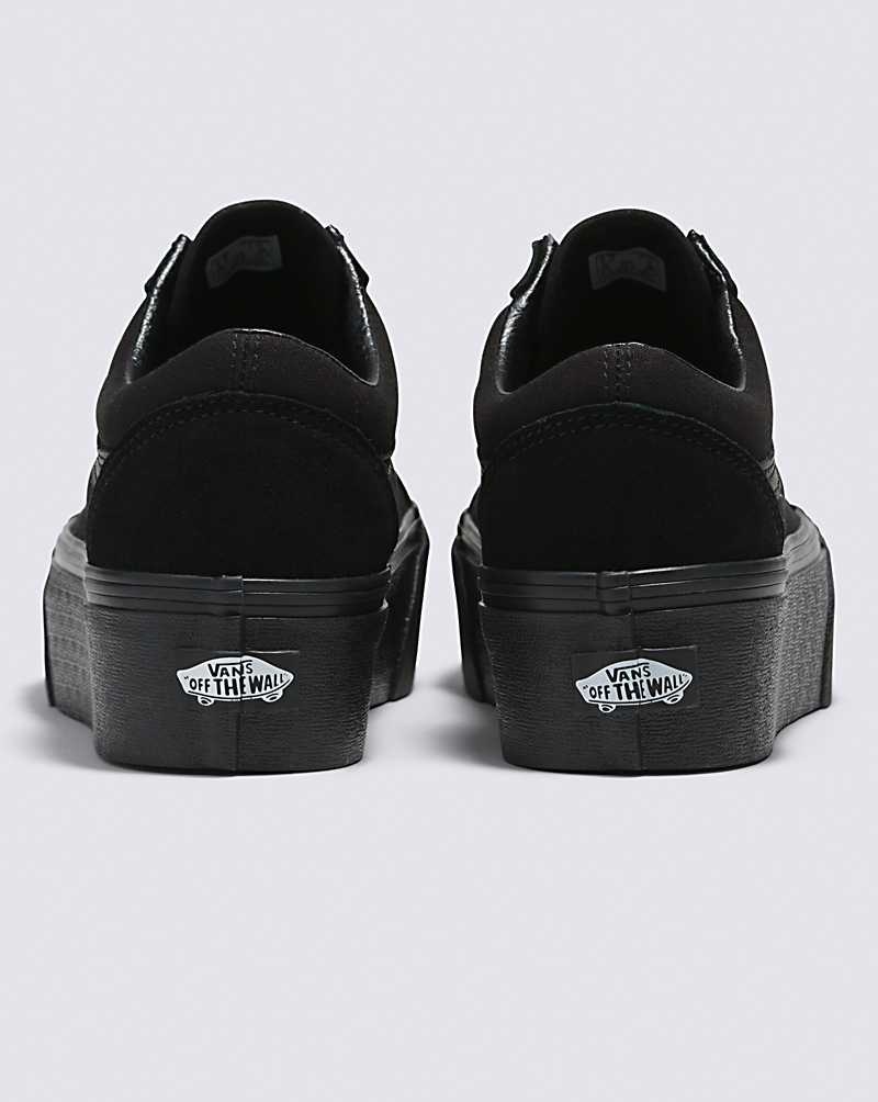 Vans Old Skool Stackform Ayakkabı Kadın Siyah | Türkiye REO419035