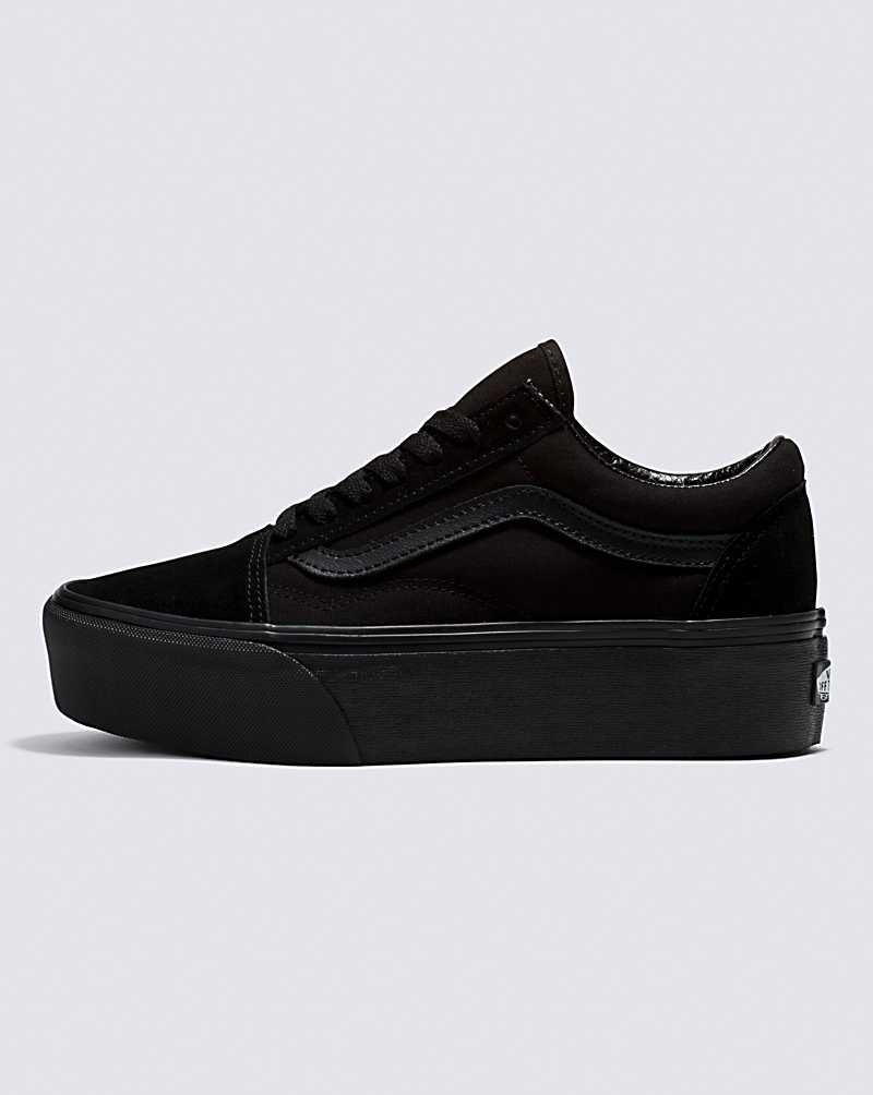 Vans Old Skool Stackform Ayakkabı Kadın Siyah | Türkiye REO419035