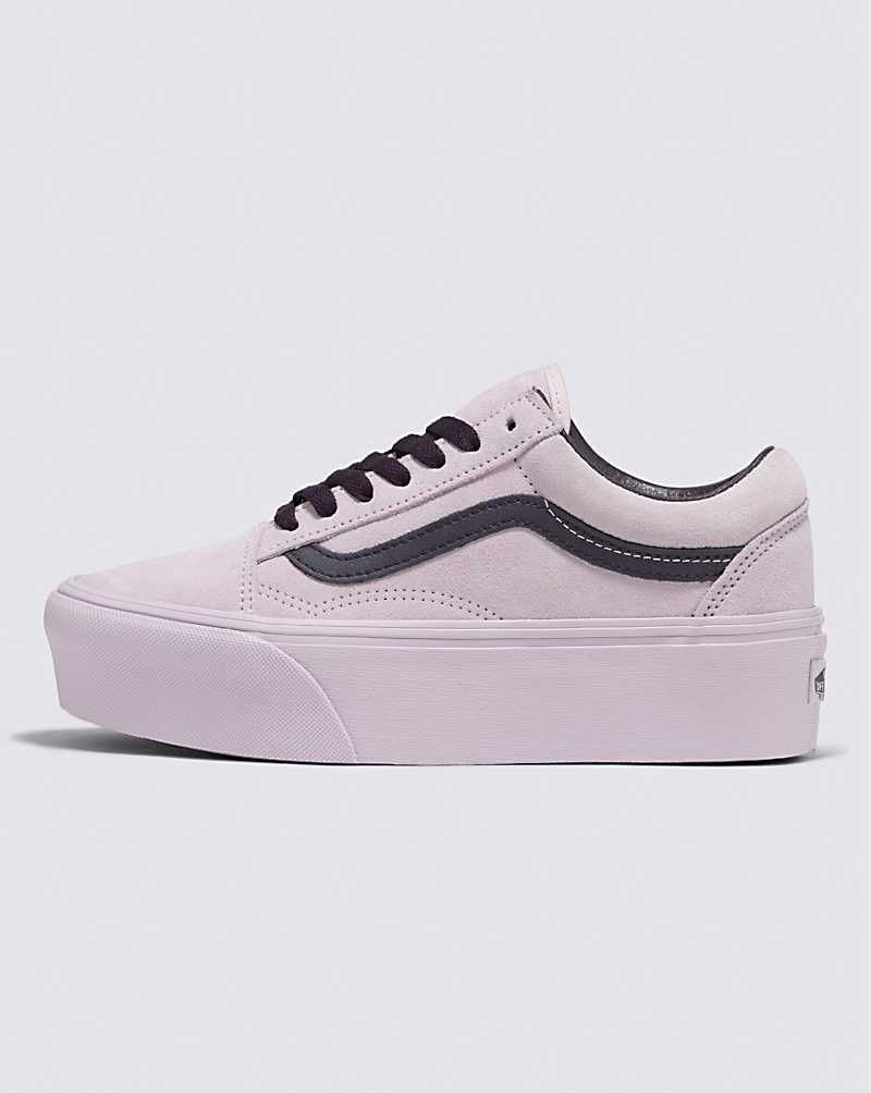 Vans Old Skool Stackform Süet Ayakkabı Kadın Lavanta | Türkiye LTY508742