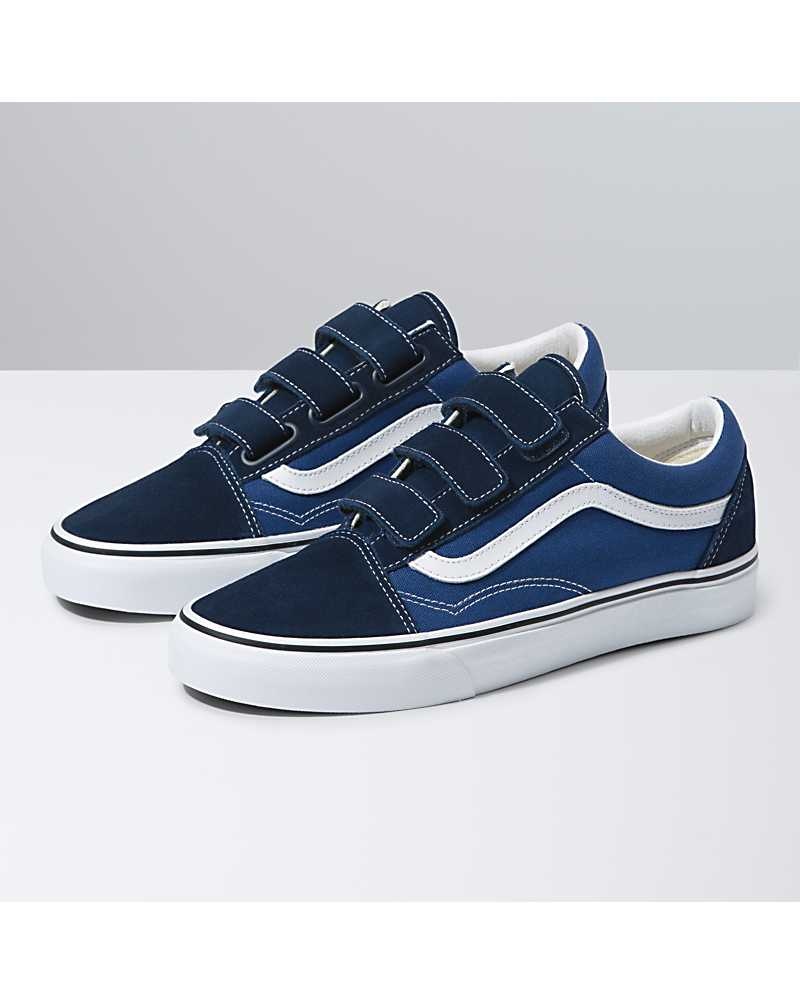 Vans Old Skool V Ayakkabı Kadın Mavi | Türkiye ITO059368