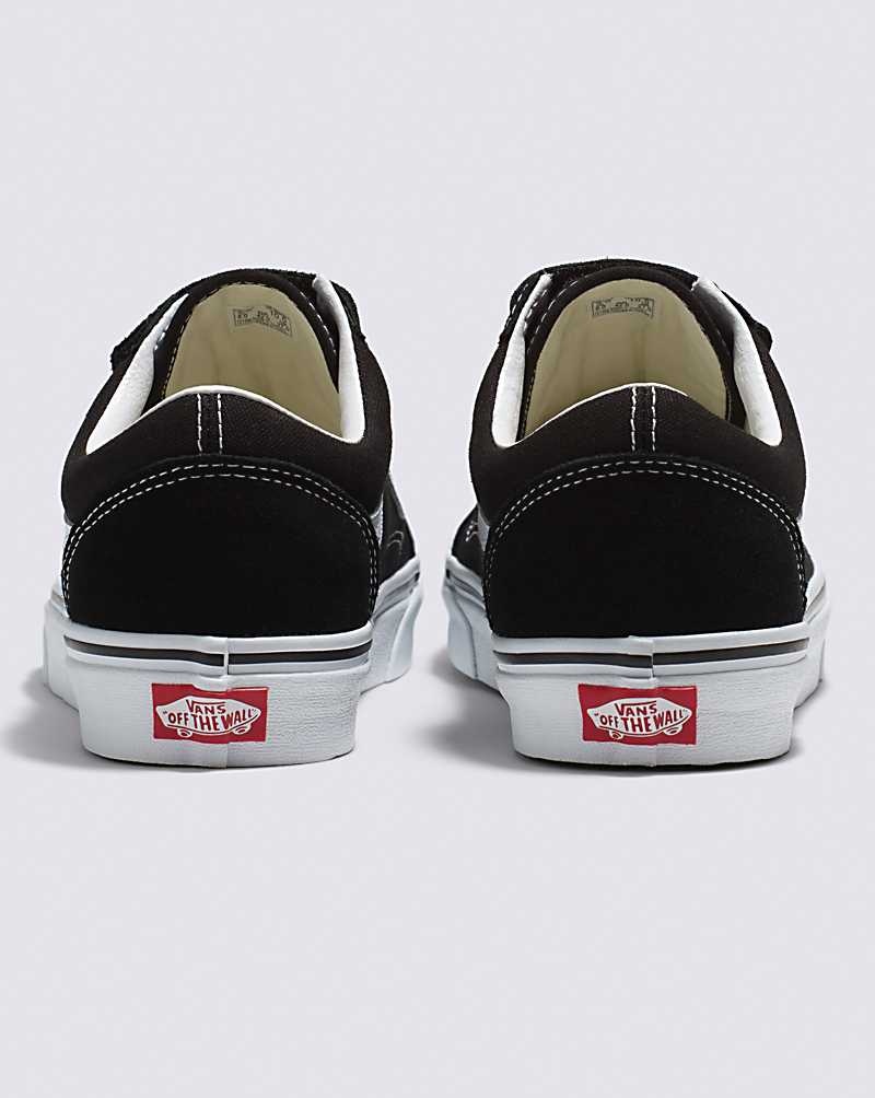 Vans Old Skool V Süet Kanvas Ayakkabı Kadın Siyah Beyaz | Türkiye RQP324650