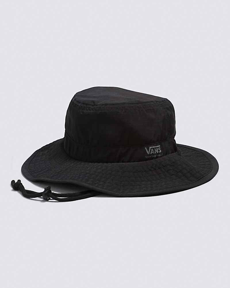 Vans Outdoors Boonie Naylon Bucket Şapkalar Erkek Siyah | Türkiye PIY710425