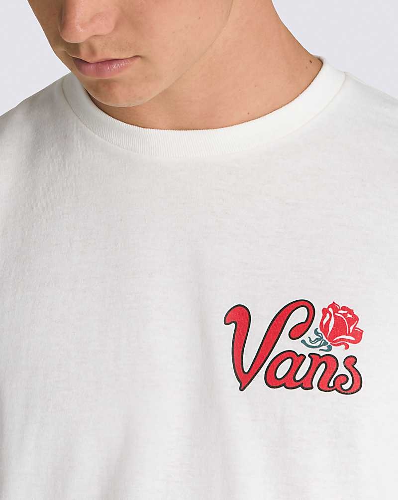 Vans Pasa Tişört Erkek Beyaz | Türkiye MOF829561