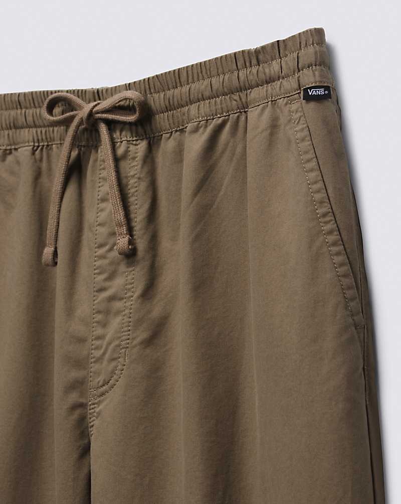 Vans Range Baggy Tapered Elastic Belli Pantolon Erkek Kahverengi | Türkiye YVE471896