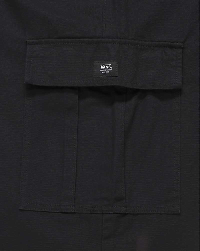 Vans Range Cargo Baggy Tapered Elastic Pantolon Erkek Siyah | Türkiye RAX605743