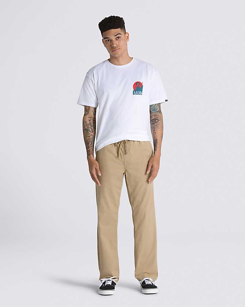 Vans Range Relaxed Elastic Pantolon Erkek Haki | Türkiye EOP740829