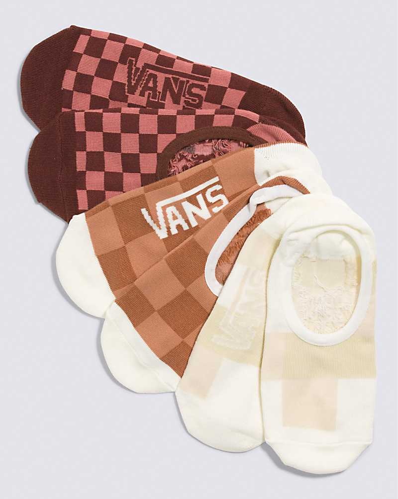 Vans Roadside Canoodle 3-Pack Çorap Kadın Çikolata | Türkiye ZXV926534